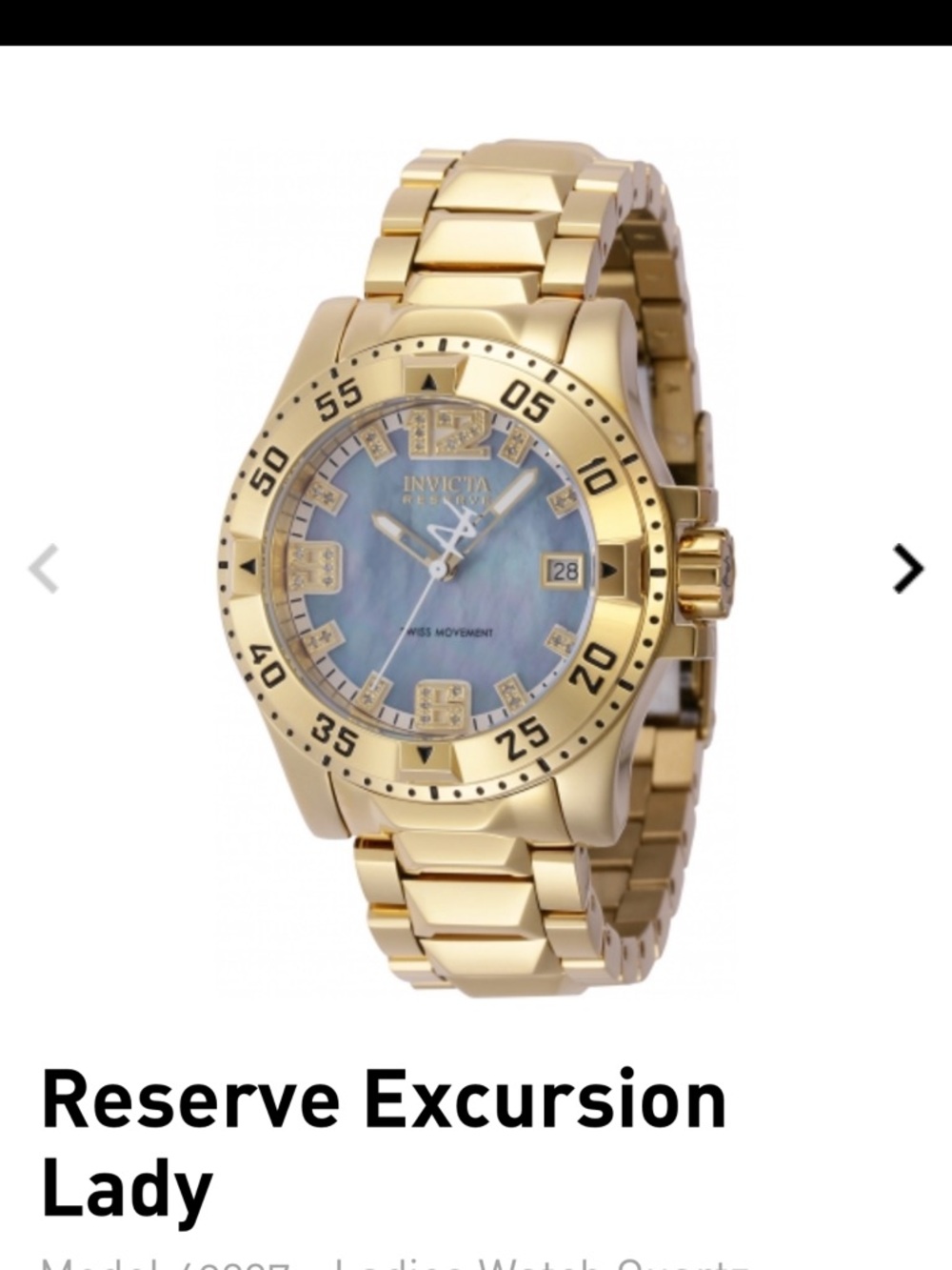 Invicta Reverse Excursion Women’s Watch - Model 43227 - Picture 10 of 11